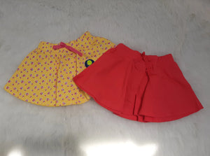 Faldas x2 Amarilla y fucsia