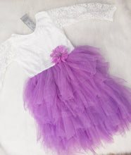 Cargar imagen en el visor de la galería, Vestido tutu largo morado