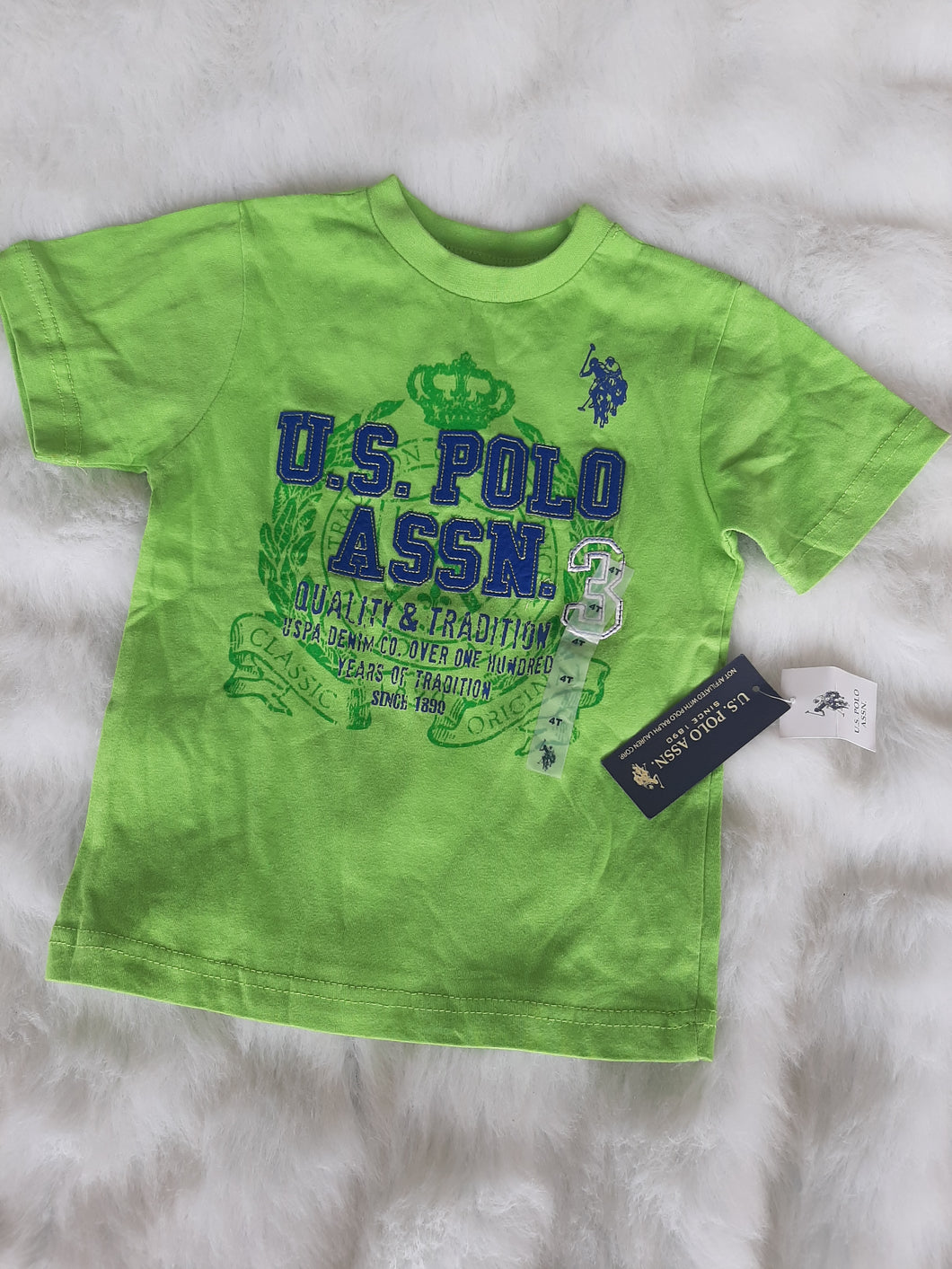 Camiseta niño verde
