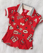 Cargar imagen en el visor de la galería, Camiseta roja niña