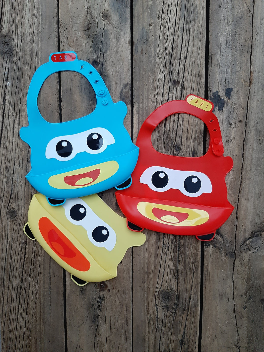 Set baberos en silicona
