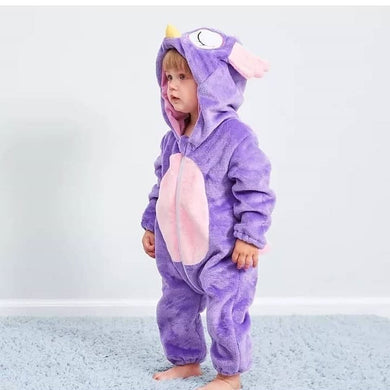 Disfraz búhos morado