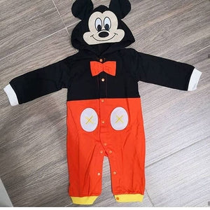 Mickey mameluco naranjado