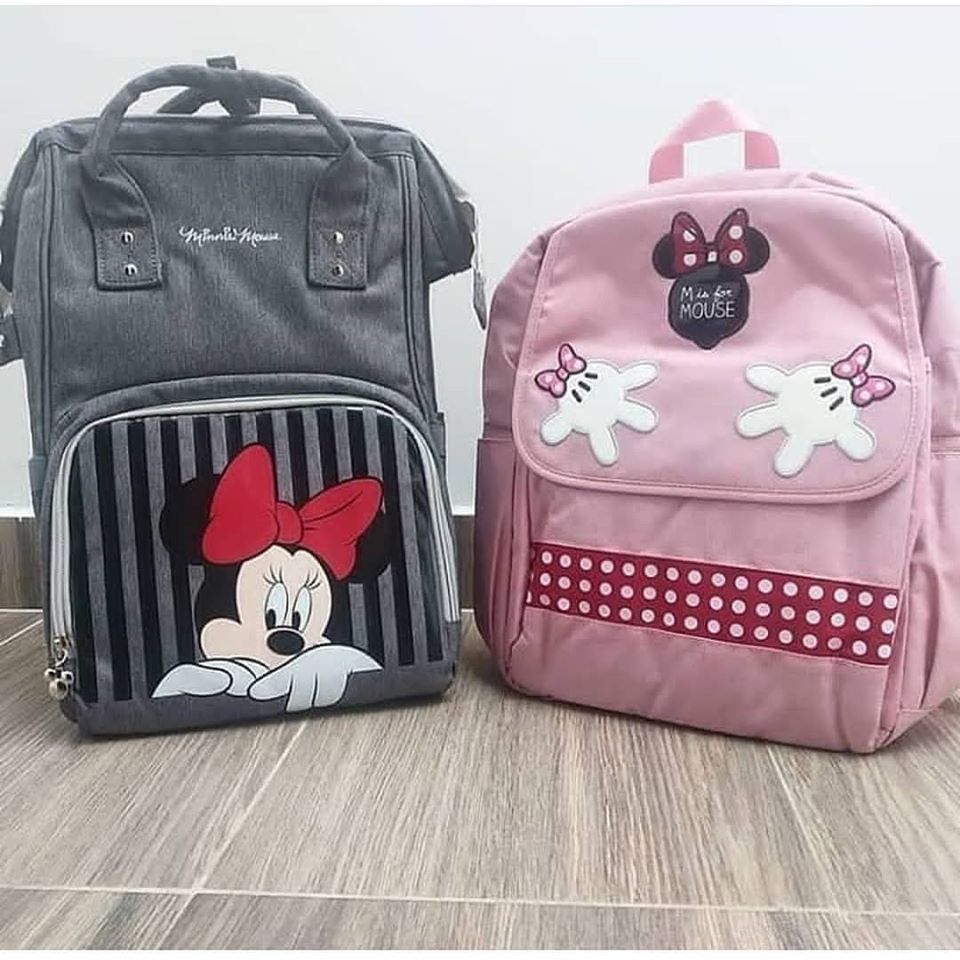 Pañalera minnie rosada