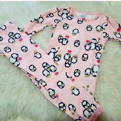 Pijama pingunos rosada