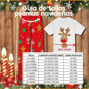 Pijamas familiares navideñas