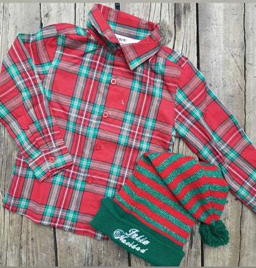 Camisa + gorro de navidad