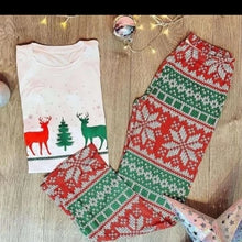 Cargar imagen en el visor de la galería, Pijamas familiares navideñas