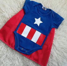 Cargar imagen en el visor de la galería, Disfraz Capitán América Bebé